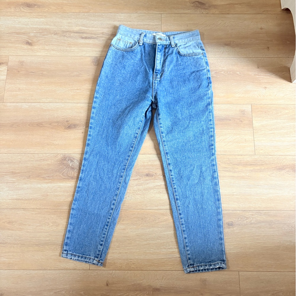Korean Stylenanda Ankle Classic Blue Denim Jeans